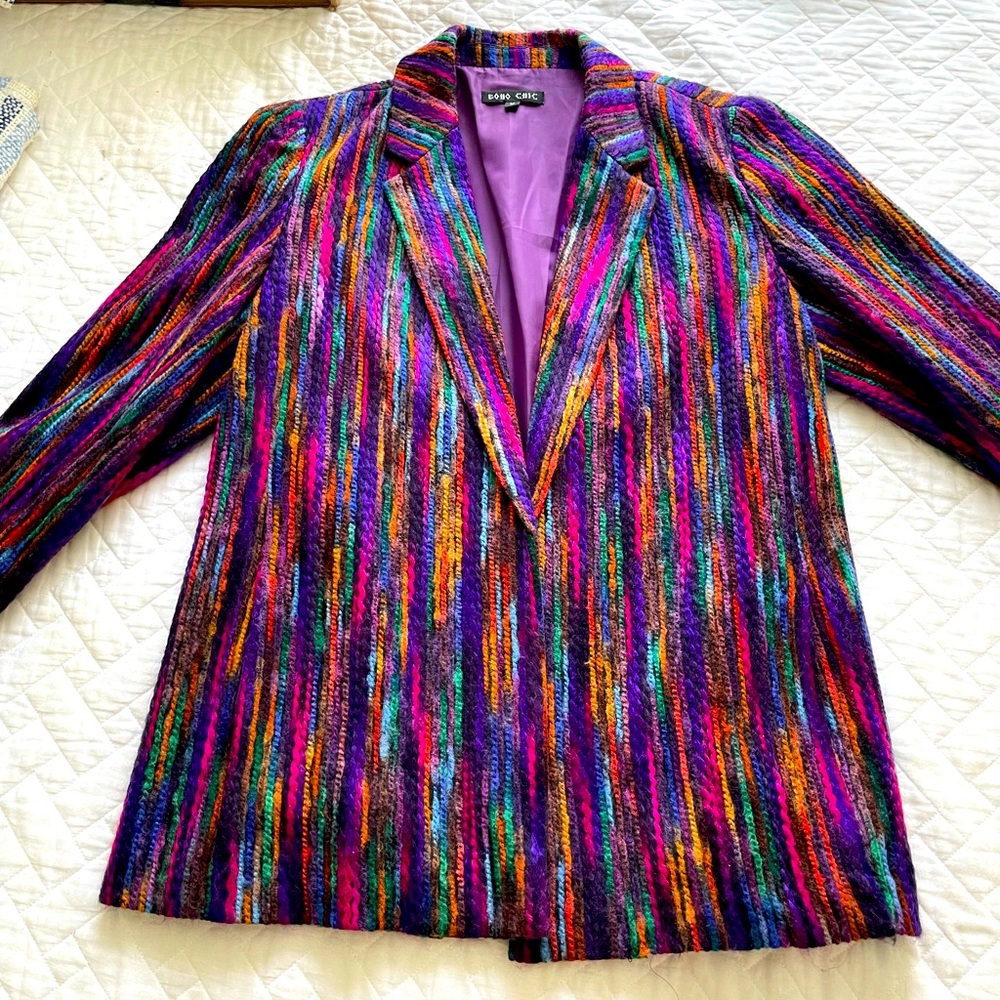 Boho chic blazer